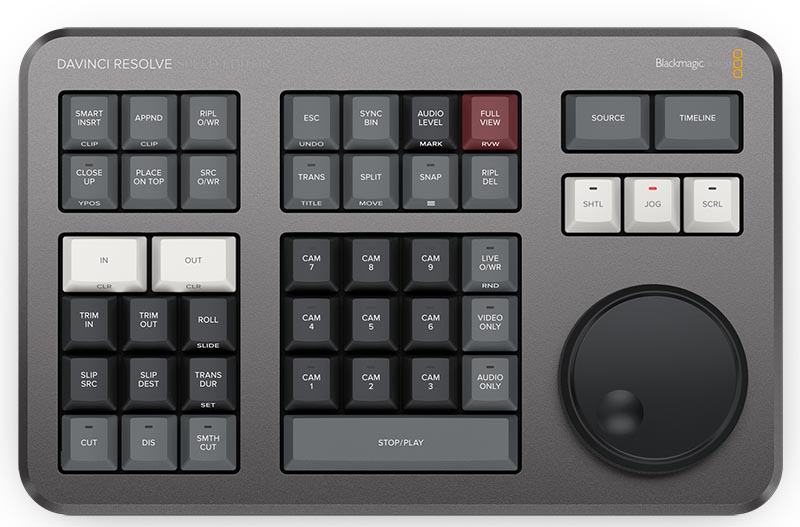 DaVinci Resolve Speed Editor