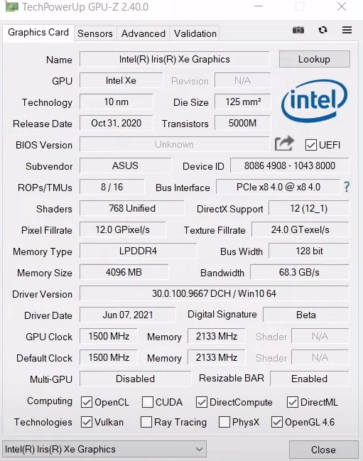 ASUS DG1-4G