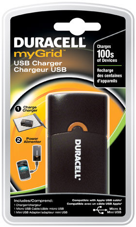 Duracell myGrid USB Charger