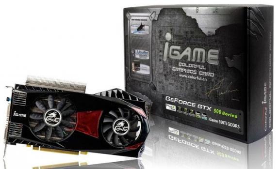 Colorful iGame550Ti-1024M D5 Ymir