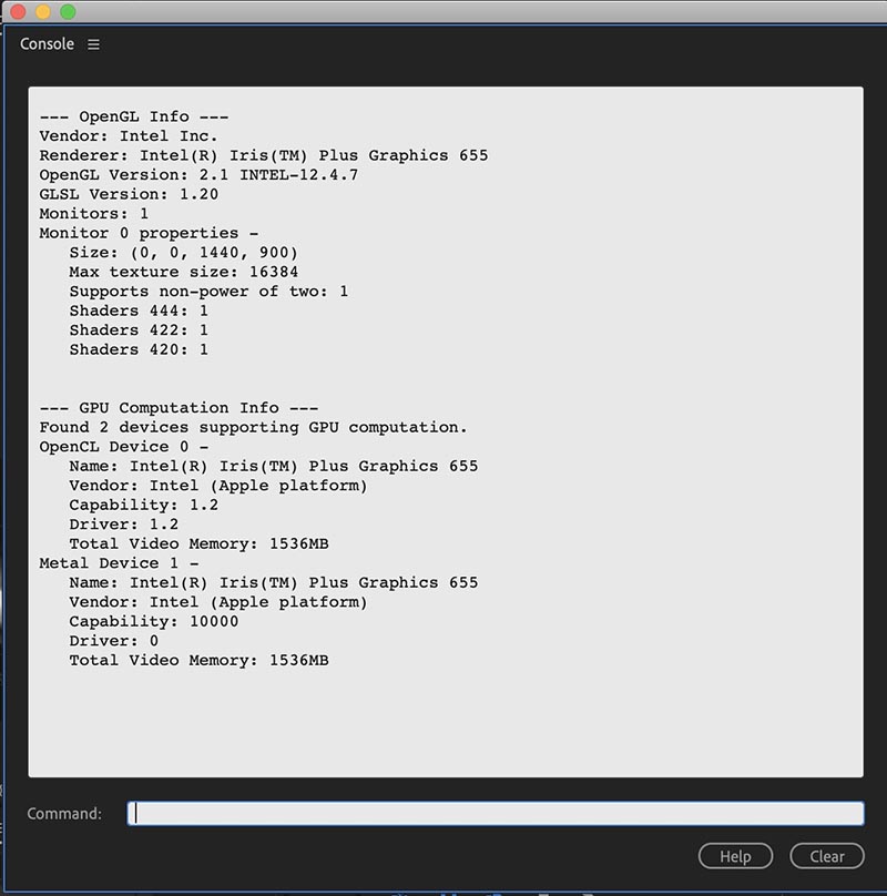 Intel Iris Plus Graphics 655