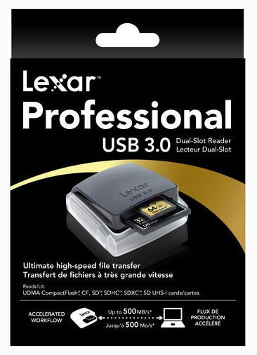 Lexar Professional USB 3.0 Dual-Slot Reader