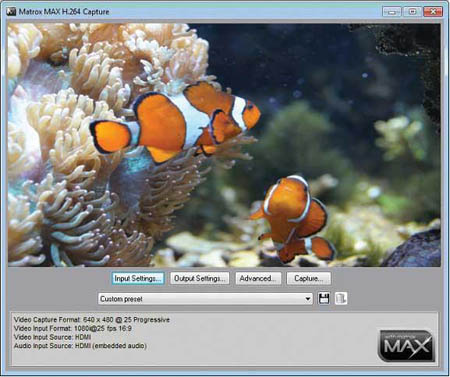 Matrox MAX H.264 Capture