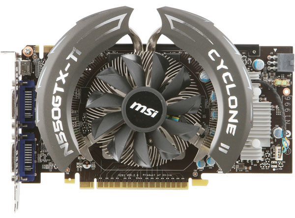 MSI N550GTX-Ti Cyclone II 1GD5/OC