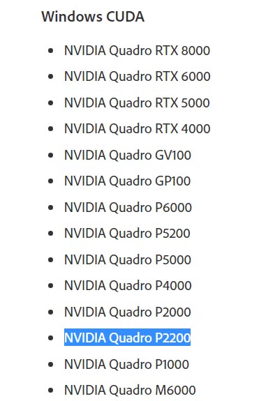 NVIDIA Quadro P2200