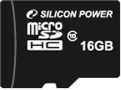 Silicon Power 16GB class 10 microSDHC