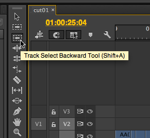 Track Select Backward Tool