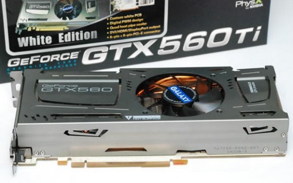 Galaxy GTX 560 Ti White Edition